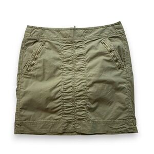 LOFT‎ Olive Green Utility Mini Skirt